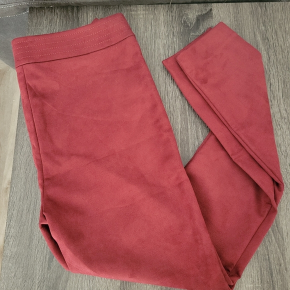 Loft Faux Suede Pants - Picture 1 of 7